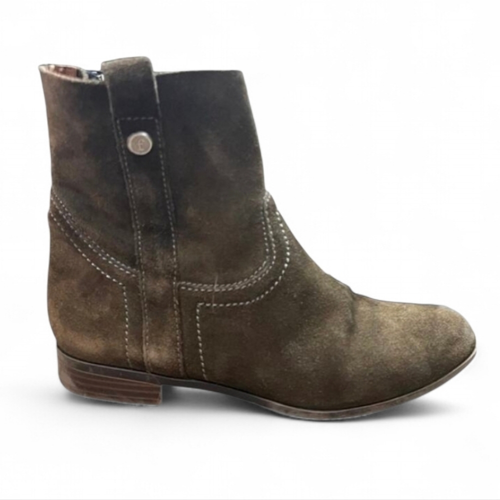 Frye & Co. Sarah Women's Shorty Brown Suede Ankle Boots